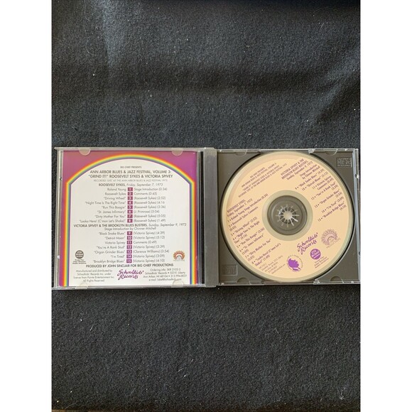 HTF Ann Arbor Blues & Jazz Festival 1973 Vol.3 (CD) 'Grind It!' Roosevelt Sykes - Picture 3 of 10